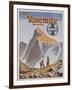 Yosemite National Park Poster by Don Perceval-null-Framed Giclee Print