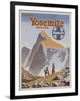 Yosemite National Park Poster by Don Perceval-null-Framed Giclee Print