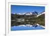 Yosemite National Park. the Kuna Crest and Mammoth Reflections in Tioga Lake-Michael Qualls-Framed Photographic Print