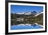 Yosemite National Park. the Kuna Crest and Mammoth Reflections in Tioga Lake-Michael Qualls-Framed Photographic Print