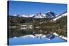 Yosemite National Park. the Kuna Crest and Mammoth Reflections in Tioga Lake-Michael Qualls-Stretched Canvas