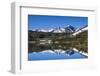 Yosemite National Park. the Kuna Crest and Mammoth Reflections in Tioga Lake-Michael Qualls-Framed Photographic Print