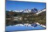 Yosemite National Park. the Kuna Crest and Mammoth Reflections in Tioga Lake-Michael Qualls-Mounted Photographic Print