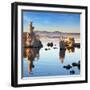 Yosemite National Park, Usa. Outliers - Bizarre Calcareous Tufa Formation Reflected in the Mirrored-kavram-Framed Photographic Print