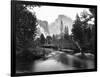 Yosemite National Park, Valley Floor and Half Dome Photograph - Yosemite, CA-Lantern Press-Framed Art Print