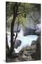 Yosemite National Park, Wyoming, USA. Intimate River Scene-Janet Muir-Stretched Canvas
