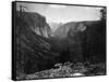 Yosemite National Park, Yosemite Valley Entrance Photograph - Yosemite, CA-Lantern Press-Framed Stretched Canvas