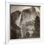 Yosemite Point and Wind-Blown Yosemite Falls, Yosemite Valley, California, USA, 1902-Underwood & Underwood-Framed Photographic Print