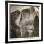 Yosemite Point and Wind-Blown Yosemite Falls, Yosemite Valley, California, USA, 1902-Underwood & Underwood-Framed Photographic Print