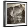 Yosemite Point and Wind-Blown Yosemite Falls, Yosemite Valley, California, USA, 1902-Underwood & Underwood-Framed Photographic Print