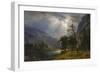 Yosemite Valley, 1866 (Oil on Canvas)-Albert Bierstadt-Framed Giclee Print