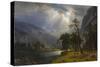 Yosemite Valley, 1866 (Oil on Canvas)-Albert Bierstadt-Stretched Canvas