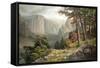 Yosemite Valley after Andrew W. Melrose-null-Framed Stretched Canvas