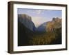 Yosemite Valley and Bridal Veil Falls, Yosemite National Park, California, USA-Adam Jones-Framed Photographic Print