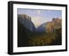 Yosemite Valley and Bridal Veil Falls, Yosemite National Park, California, USA-Adam Jones-Framed Photographic Print