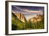 Yosemite Valley at Tunnel View-null-Framed Art Print