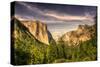 Yosemite Valley at Tunnel View-null-Stretched Canvas