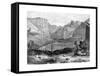 Yosemite Valley, California, 19th Century-Paul Huet-Framed Stretched Canvas