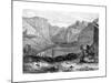 Yosemite Valley, California, 19th Century-Paul Huet-Mounted Giclee Print