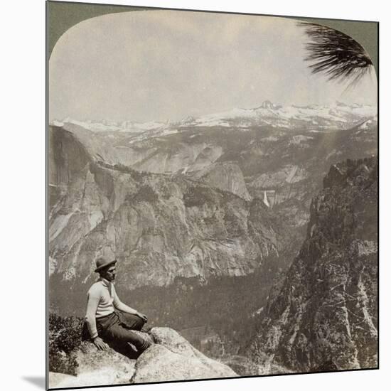 Yosemite Valley, California, USA, 1902-Underwood & Underwood-Mounted Giclee Print