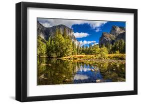 Yosemite Valley & El Capitan-null-Framed Art Print