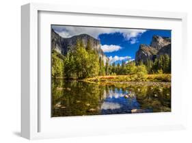 Yosemite Valley & El Capitan-null-Framed Art Print