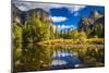 Yosemite Valley & El Capitan-null-Mounted Art Print