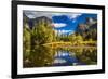 Yosemite Valley & El Capitan-null-Framed Art Print