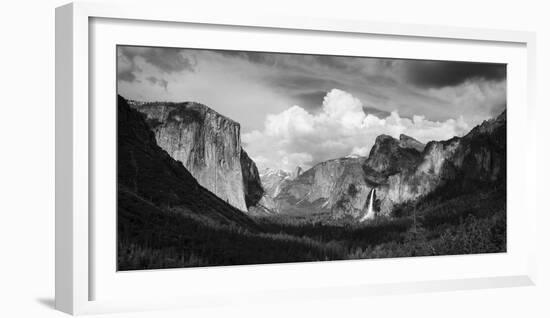 Yosemite Valley from Tunnel View, Yosemite National Park, California, USA.-Russ Bishop-Framed Photographic Print