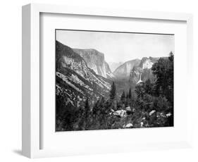 Yosemite Valley From-John L Stoddard-Framed Giclee Print