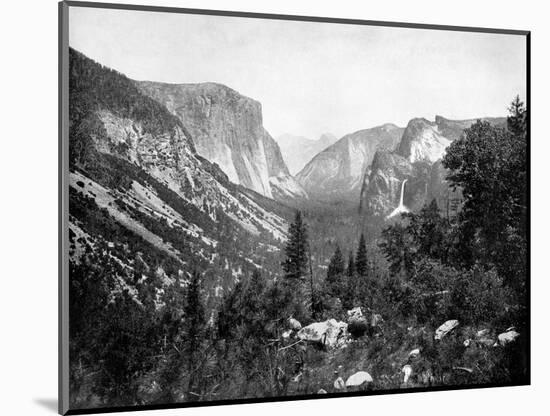 Yosemite Valley From-John L Stoddard-Mounted Giclee Print