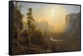 Yosemite Valley, Glacier Point Trail, c.1873-Albert Bierstadt-Framed Stretched Canvas