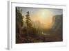 Yosemite Valley, Glacier Point Trail, c.1873-Albert Bierstadt-Framed Giclee Print