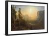 Yosemite Valley, Glacier Point Trail, c.1873-Albert Bierstadt-Framed Giclee Print