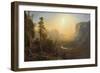 Yosemite Valley, Glacier Point Trail, c.1873-Albert Bierstadt-Framed Premium Giclee Print