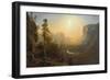 Yosemite Valley, Glacier Point Trail, c.1873-Albert Bierstadt-Framed Premium Giclee Print