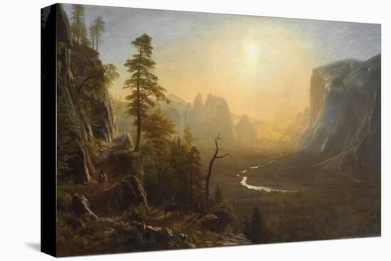 Yosemite Valley, Glacier Point Trail, c.1873-Albert Bierstadt-Stretched Canvas