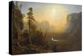 Yosemite Valley, Glacier Point Trail, c.1873-Albert Bierstadt-Stretched Canvas