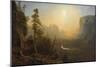 Yosemite Valley, Glacier Point Trail, ca. 1873-Albert Bierstadt-Mounted Art Print