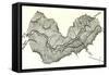 Yosemite Valley Plan of the Loop on the Shasta Railway Near Mccloud 1891 Usa-null-Framed Stretched Canvas