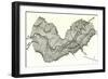 Yosemite Valley Plan of the Loop on the Shasta Railway Near Mccloud 1891 Usa-null-Framed Giclee Print