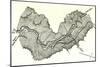 Yosemite Valley Plan of the Loop on the Shasta Railway Near Mccloud 1891 Usa-null-Mounted Giclee Print