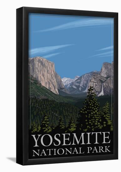 Yosemite Valley Scene, California, C.2009-null-Framed Poster