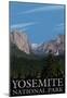 Yosemite Valley Scene, California, C.2009-null-Mounted Poster