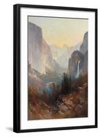 Yosemite Valley-Thomas Hill-Framed Premium Giclee Print