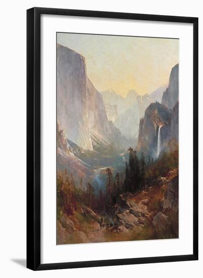 Yosemite Valley-Thomas Hill-Framed Premium Giclee Print