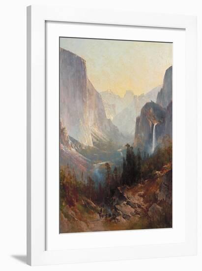 Yosemite Valley-Thomas Hill-Framed Premium Giclee Print