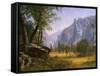 Yosemite Valley-Albert Bierstadt-Framed Stretched Canvas