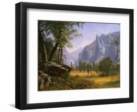 Yosemite Valley-Albert Bierstadt-Framed Giclee Print