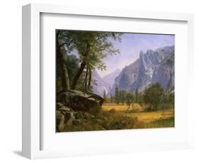 Yosemite Valley-Albert Bierstadt-Framed Giclee Print